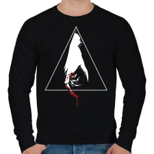 PRINTFASHION Véres kéz - Férfi pulóver - Fekete férfi pulóver, kardigán