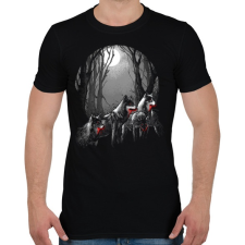 PRINTFASHION Vérszomjas falka - Férfi póló - Fekete férfi póló