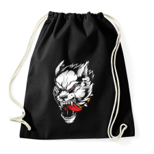PRINTFASHION Vérszomjas farkas - Sportzsák, Tornazsák - Fekete tornazsák