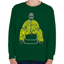 PRINTFASHION Veszélyes vagyok - Gyerek pulóver - Sötétzöld gyerek pulóver, kardigán