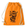 PRINTFASHION Veszélyesen és szabadon - Sportzsák, Tornazsák - Narancssárga