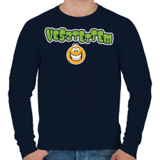 PRINTFASHION Vesztettem - Férfi pulóver - Sötétkék