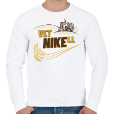 PRINTFASHION VetNIKEll - Férfi pulóver - Fehér férfi pulóver, kardigán