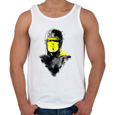PRINTFASHION Vhs man - Férfi atléta - Fehér