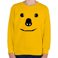 PRINTFASHION vicces arc - Gyerek pulóver - Sárga gyerek pulóver, kardigán