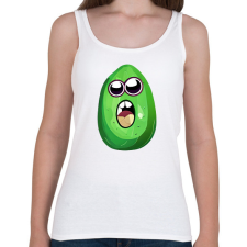 PRINTFASHION Vicces avokádó - Női atléta - Fehér női trikó