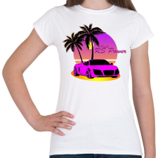 PRINTFASHION Vice City - Audi - Női póló - Fehér női póló