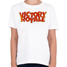 PRINTFASHION Victory Royale - Gyerek póló - Fehér gyerek póló