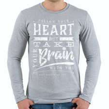 PRINTFASHION Vidd magaddal - Férfi hosszú ujjú póló - Sport szürke férfi póló