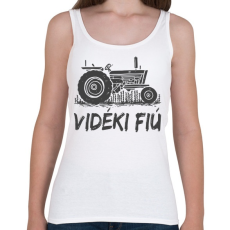 PRINTFASHION Vidéki fiú - Női atléta - Fehér