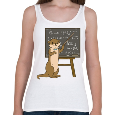 PRINTFASHION Vidra tanár - Női atléta - Fehér