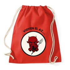PRINTFASHION VIGYEN EL AZ ÖRDÖG - Sportzsák, Tornazsák - Piros tornazsák