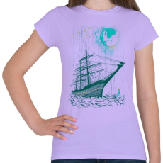 PRINTFASHION Vihar - Női póló - Viola