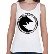 PRINTFASHION Viking farkasok - Női atléta - Fehér