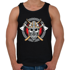 PRINTFASHION viking - Férfi atléta - Fekete