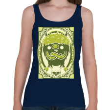 PRINTFASHION Viking gnóm - Női atléta - Sötétkék női trikó