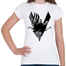 PRINTFASHION Vikings - Női póló - Fehér női póló