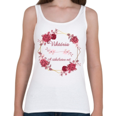 PRINTFASHION Viktória - Női atléta - Fehér