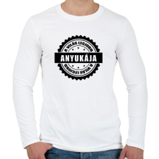 PRINTFASHION Világ Legjobb Anyukája - Férfi hosszú ujjú póló - Fehér férfi póló