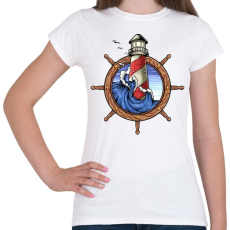 PRINTFASHION Világító torony  - Női póló - Fehér