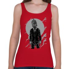 PRINTFASHION Világketrec - Női atléta - Cseresznyepiros női trikó