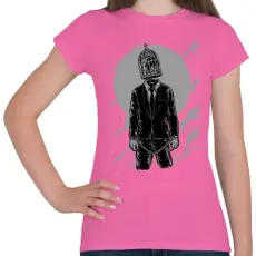 PRINTFASHION Világketrec - Női póló - Rózsaszín