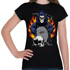 PRINTFASHION Világvége - Női póló - Fekete női póló