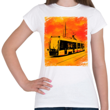 PRINTFASHION Villamos - Női póló - Fehér női póló