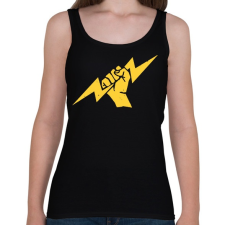 PRINTFASHION Villanyszerelő 1 - Női atléta - Fekete női trikó