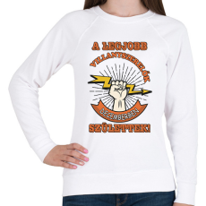 PRINTFASHION Villanyszerelő december - Női pulóver - Fehér