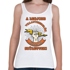 PRINTFASHION Villanyszerelő június - Női atléta - Fehér női trikó