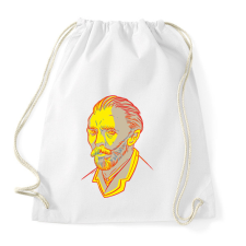 PRINTFASHION Vincent Van Gogh yellow-red - Sportzsák, Tornazsák - Fehér tornazsák