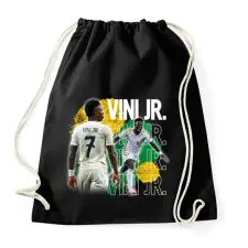 PRINTFASHION vinicius jr - Sportzsák, Tornazsák - Fekete tornazsák