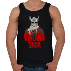 PRINTFASHION Vinland Saga - Canute - Férfi atléta - Fekete