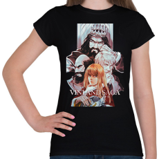 PRINTFASHION Vinland Saga - Női póló - Fekete