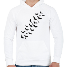 PRINTFASHION Vintage Halloween 1 - Férfi kapucnis pulóver - Fehér