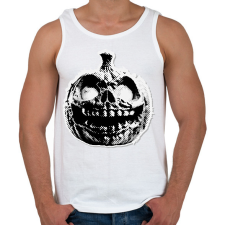 PRINTFASHION Vintage halloween - Férfi atléta - Fehér atléta, trikó