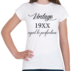 PRINTFASHION Vintage - Női póló - Fehér