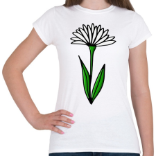 PRINTFASHION virág-001 - Női póló - Fehér női póló