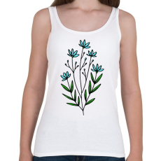 PRINTFASHION virág-005 - Női atléta - Fehér