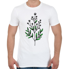 PRINTFASHION virág-008 - Férfi póló - Fehér férfi póló