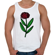 PRINTFASHION virág-009 - Férfi atléta - Fehér