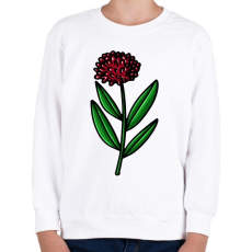 PRINTFASHION virág-009 - Gyerek pulóver - Fehér