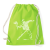 PRINTFASHION Virág vandalizmus - Sportzsák, Tornazsák - Limezöld