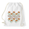 PRINTFASHION Virágok - Sportzsák, Tornazsák - Fehér