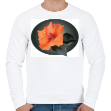 PRINTFASHION Virágom - Férfi pulóver - Fehér férfi pulóver, kardigán