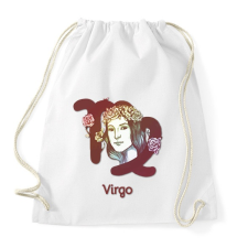 PRINTFASHION Virgo színes - Sportzsák, Tornazsák - Fehér tornazsák