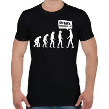 PRINTFASHION Vissza, megszívtuk! - Férfi póló - Fekete férfi póló