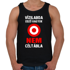 PRINTFASHION Vízilabda edző vagyok - Férfi atléta - Fekete