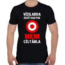 PRINTFASHION Vízilabda edző vagyok - Férfi póló - Fekete